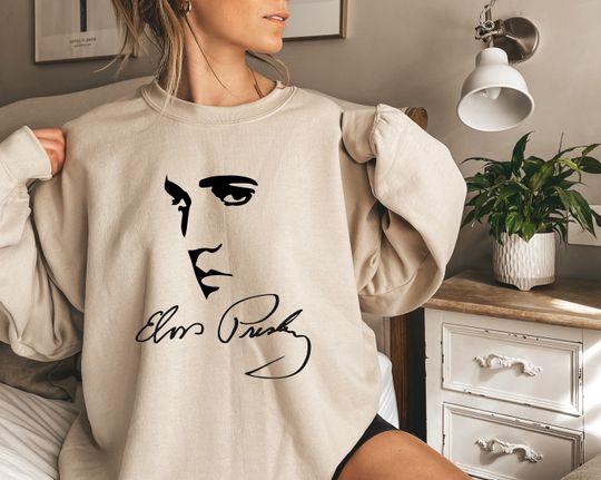 Elvis Presley Sweatshirt, Elvis Presley Sweatshirt, Elvis Presley Merch Sweatshirt
