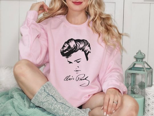 Elvis Presley Sweatshirt, Elvis Presley Gift, Elvis Presley Merch