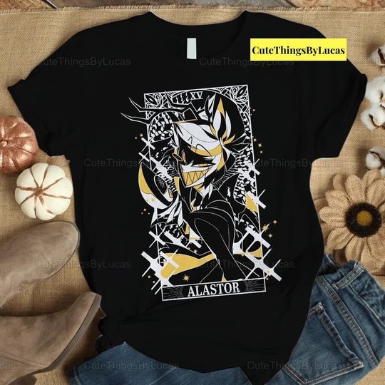 Discover Alastor Hazbin Hotel Shirt, Hazbin Hotel Movie Fan Gift
