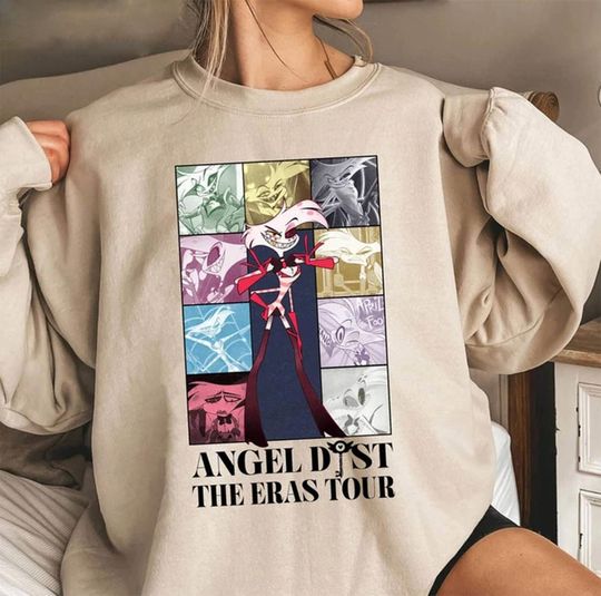 Angel Dust Eras Tour Hazbin Hotel Shirt, Hazbin Hotel Movie Fan Gift
