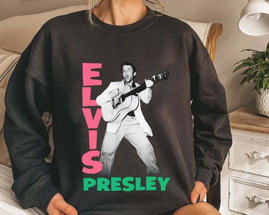 Elvis Presley Official 1956 Sweatshirt, Elvis Presley Lovers Sweatshirt