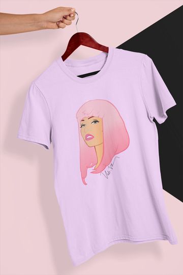 Discover NICKI MINAJ T-SHIRT, Rare Queen Of Rap Tee, Pink Friday 2 World Tour