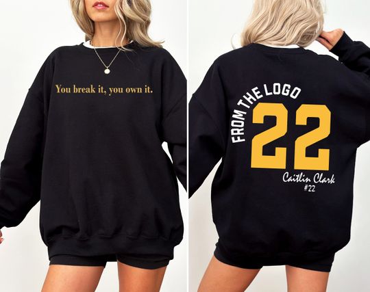 Caitlin Clark Clark logo 22 Sweatshirt