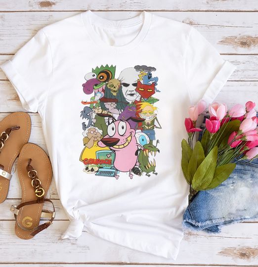Courage The Cowardly Dog Shirt Fan Gift