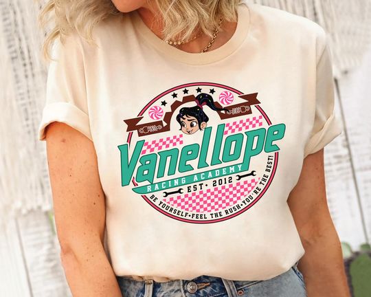 Retro Disney Vanellope Racing Academy Est 2012 Shirt
