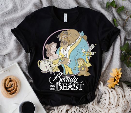 Discover Disney Beauty And The Beast Classic Group Shot T-Shirt