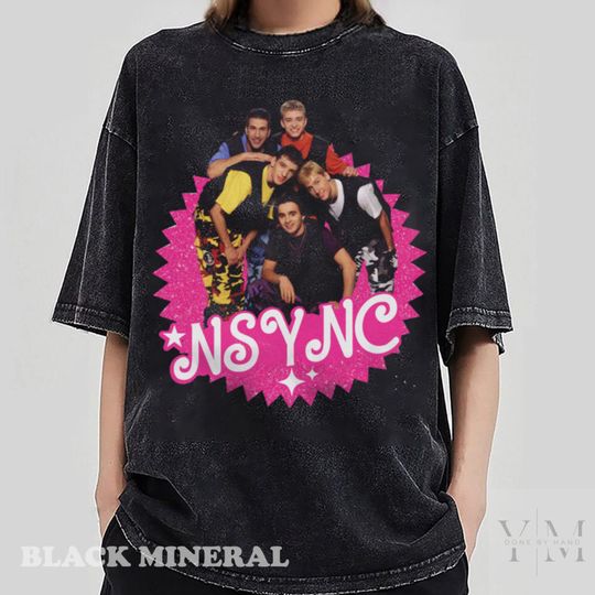 NSYNC 90s Band Music Barbi Shirt, Bootleg Boy Band T Shirt