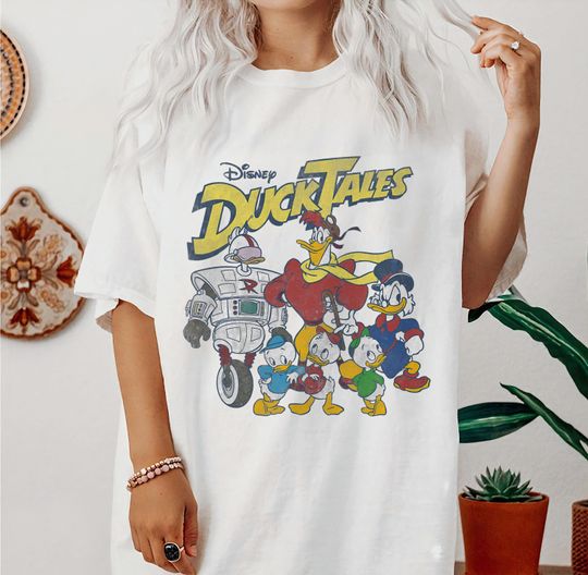 Discover Disney DuckTales Friends Group Graphic Shirt, DuckTakes Shirt