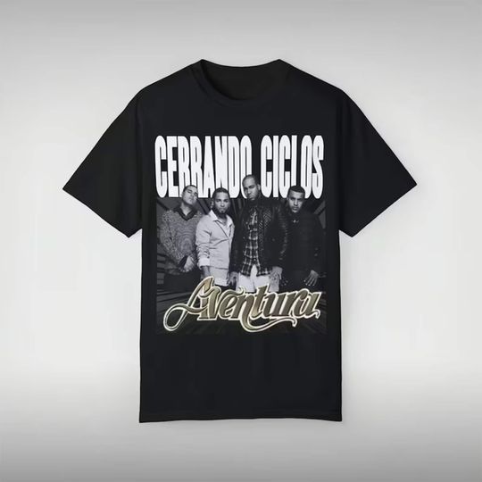 Discover 2024 Aventura Tour Concert, Bachata, Cerrando Ciclos, Graphic T-Shirt