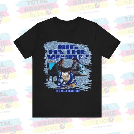 Discover Double Sided Vintage It's All A Blur Big as the What 2024 Tour Shirt