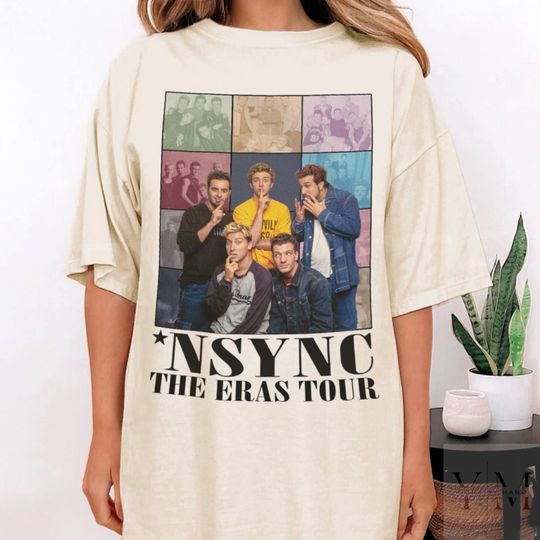 NSYNC 90s Retro Pop Music Band T Shirt