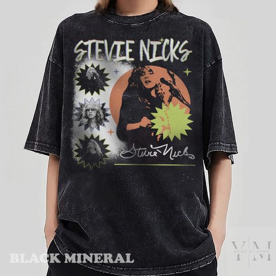 Retro 90s Stevie Nicks Vintage Shirt, Fleetwood Mac Band T Shirt