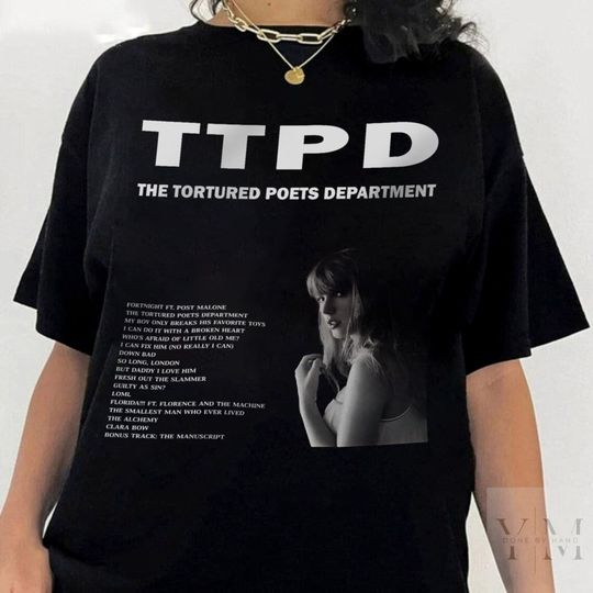 Discover The Tortured Poets Department Shirt, Taylor T Shirt