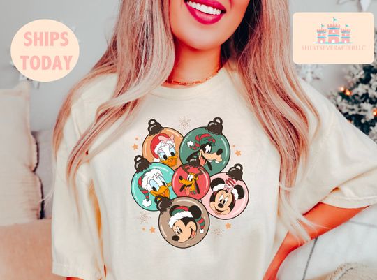 Discover Vintage Mickey And Friend Christmas Shirt, Disney Ears Christmas Shirt