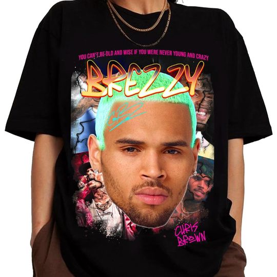 Discover Chris Brown 11:11 Tour 2024 Shirt, Chris Brown Fan Shirt