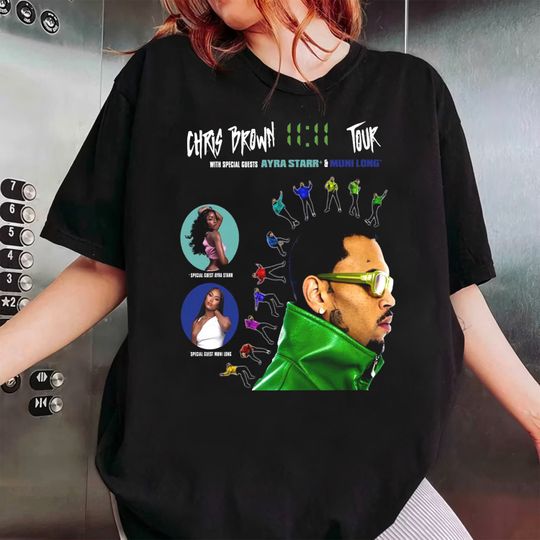 Discover Chris Brown 11 11 Tour Shirt, Chris Brown Shirt, Chris Brown 2024 Concert