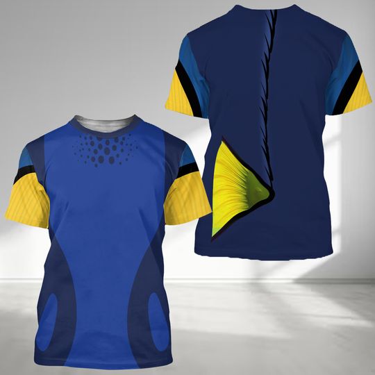 Funny Fish Costume 3D T-Shirt, Animal Kingdom 3D T Shirt