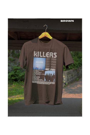 Discover The Killers Shirt, Hot Fuss Album TShirt, The Killers Tour T-Shirt