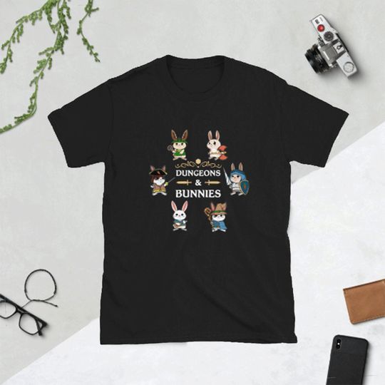 Discover Dungeons and Bunnies Shirt, DND Rabbit Shirt