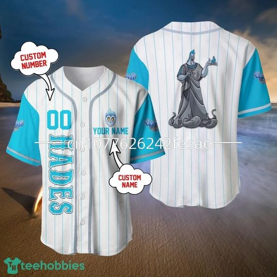 New Villain Hades baseball Jersey Disney Jersey
