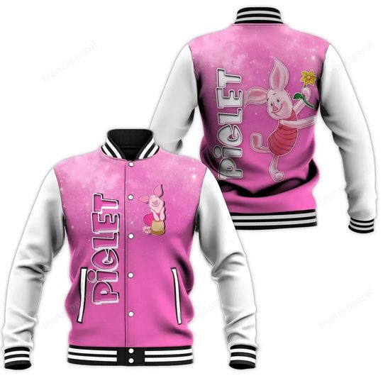 New Disney Piglet Baseball Jacket