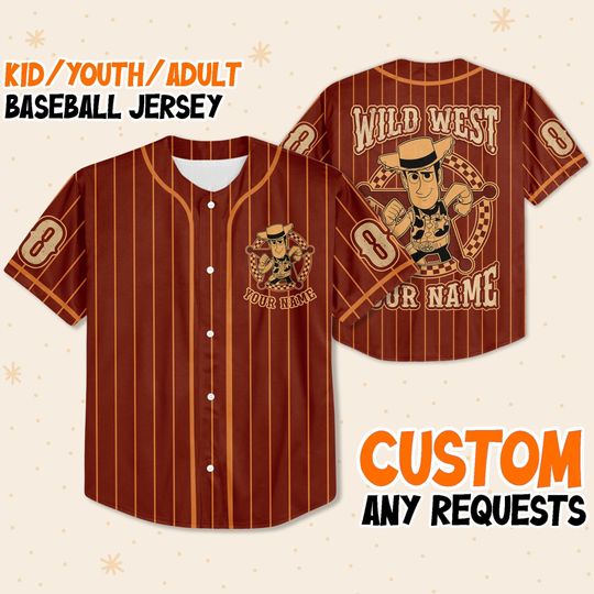 Discover Personalized Woody Disney Baseball Jersey, Disney Jersey