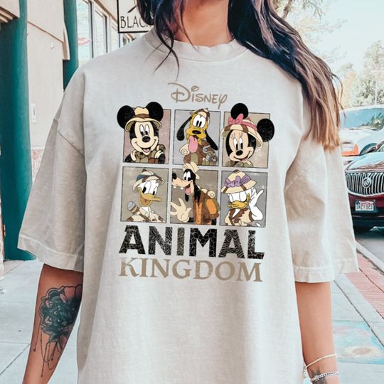 Retro Disney Animal Kingdom Mickey and Friends Shirt, Disney Mickey Safari Shirt