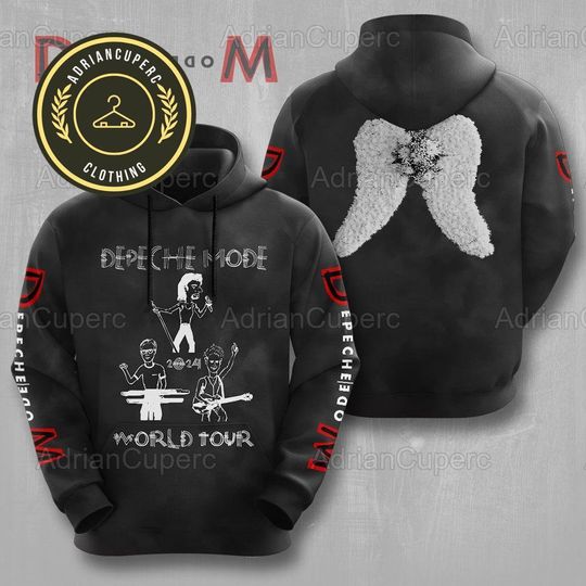 Depeche Mode 2024 World Tour Shirt, Depeche Mode Merch Hoodie