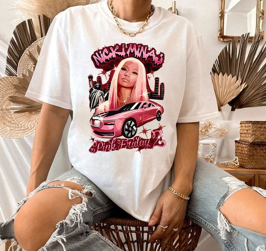 Discover Nicki Minaj Tour Shirt, Nicki Minaj Pink Friday 2 Concert Shirt