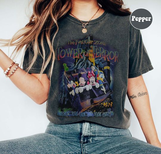 Retro Mickey And Friends Tower Of Terror Shirt, Disney Shirt, Mickey And Friends Shirt