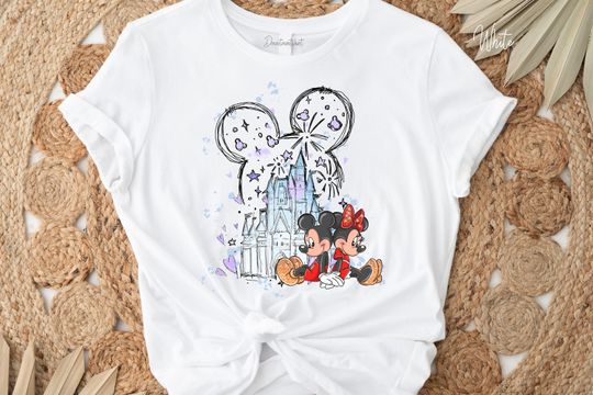 Discover Mickey Minnie Castle Shirt, Disneyworld Shirt, Magic Kingdom Shirt, 50th Anniversary Shirt
