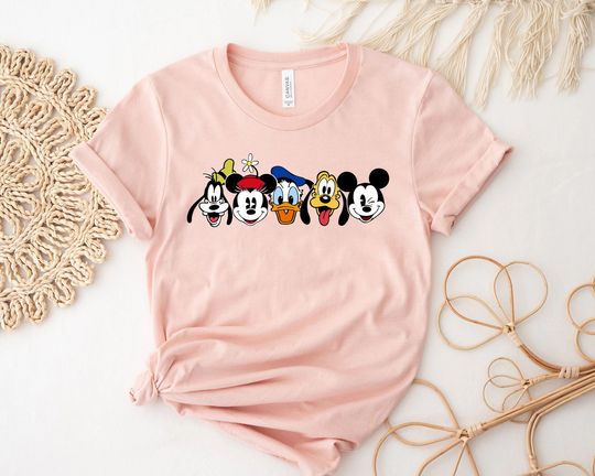 Discover Retro Disneyworld Shirts, Mickey and friends, Mickey and co, disney squad shirt