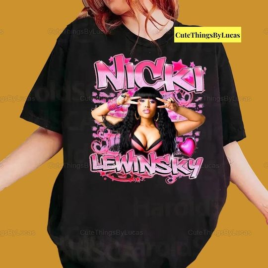 Discover Vintage Nicki Minaj Pink Friday 2 Tour 2024 Shirt, Gag City Shirt