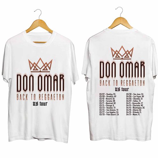 Discover Don Omar 2024 Tour Shirt, Don Omar Band Shirt, Don Omar 2024 Shirt