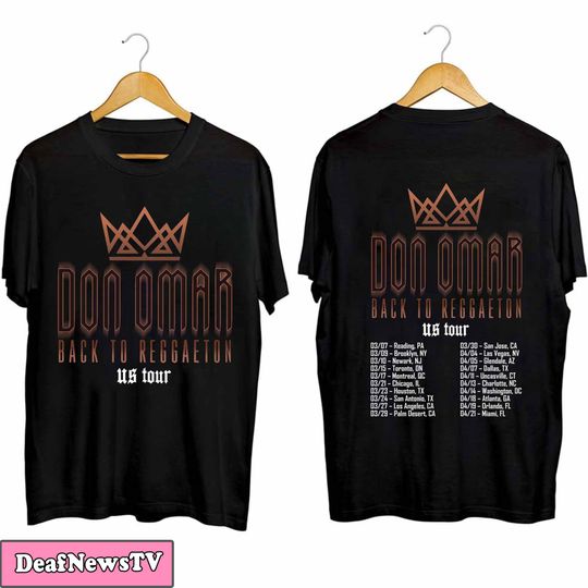 Discover Don Omar 2024 Tour Shirt, Don Omar Band Fan Shirt, Don Omar 2024 Concert Shirt