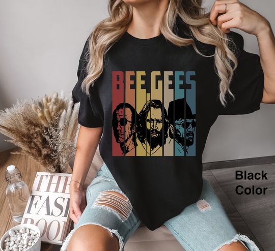 Discover Bee Gees Band Retro Vintage Comfort Colors T-Shirt