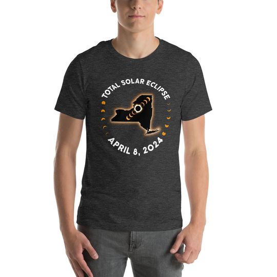 Discover Total Solar Eclipse NY Shirt, April 8 2024