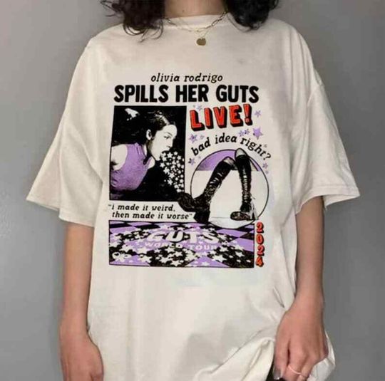Discover Olivia Rodrigo Guts Tour 2024 Shirt