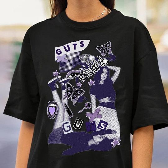 Discover Olivia Rodrigo GUTS album Olivia Tour 2024 T-Shirt