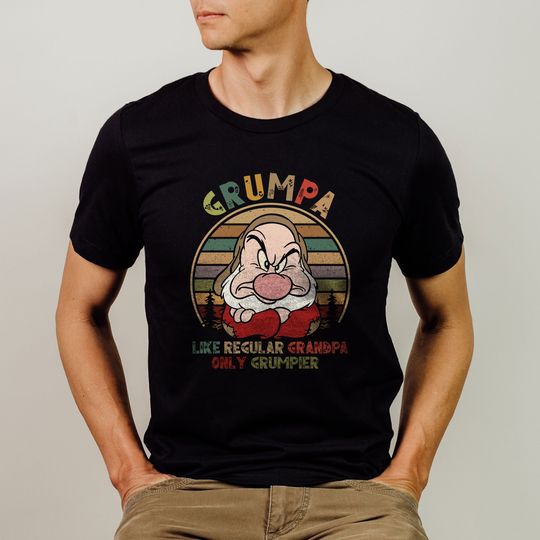 Discover Disney Grumpa Like A Regular Grandpa Shirt