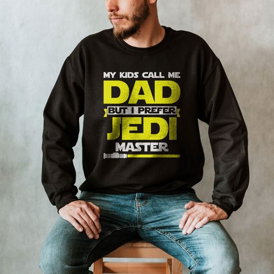 Discover Dad Jedi Master Disney Sweatshirt, Father's Day Gift