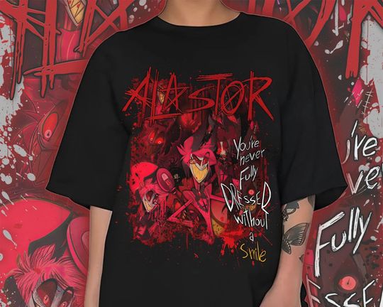 Discover Alastor Hazbin Hotel Shirt, Hazbin Hotel Movie Fan Gift