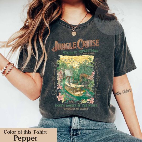 Vintage Disney Jungle Cruise Ride Shirt, Disney Jungle Cruise Shirt, Disney Vacation Shirt