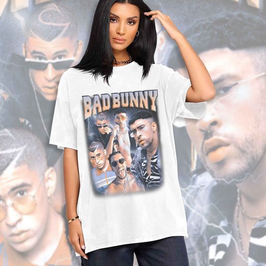 Vintage Heavy Metal Bad Bunny T-shirt, Bad Bunny Shirts, Bad Bunny
