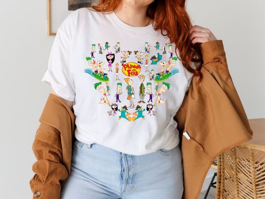 Phineas and Ferb Shirt, Perry the Platypus Shirt, Disney Phineas and Ferb Shirt