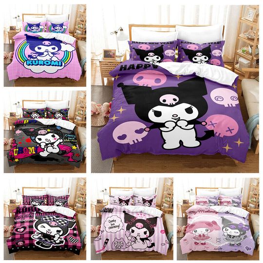 Kuromi Girl Duvet Doona Disney Bedding Sets