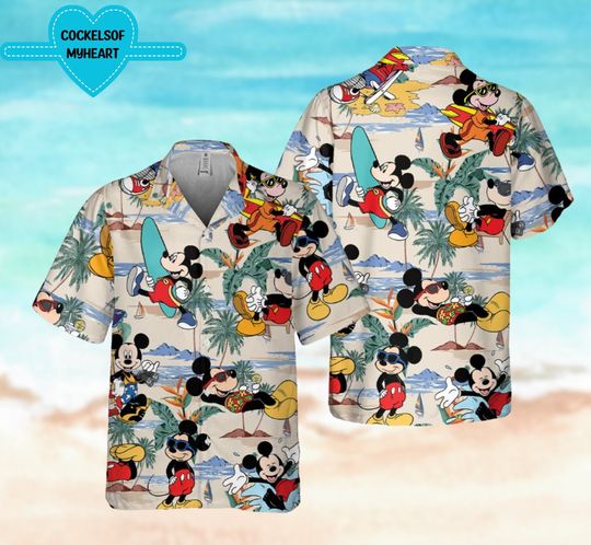 Discover Mickey Mouse Disney Hawaiian Shirt