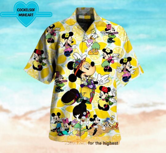Mickey's Tropical Adventure Summer Hawaiian Shirt