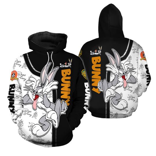 Bugs Bunny Hoodie, Disney Bugs Bunny Hoodie 3D