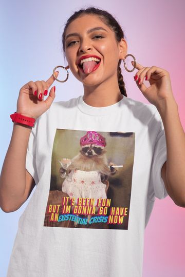 Discover Raccoon Shirt, Funny meme Shirt, Gift for friend